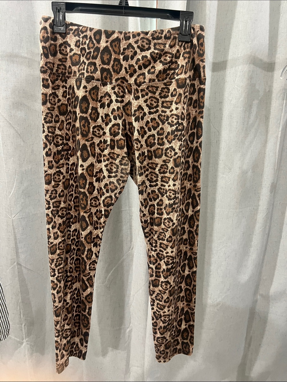 intro. Leopard Print Leggings - Brown & Tan